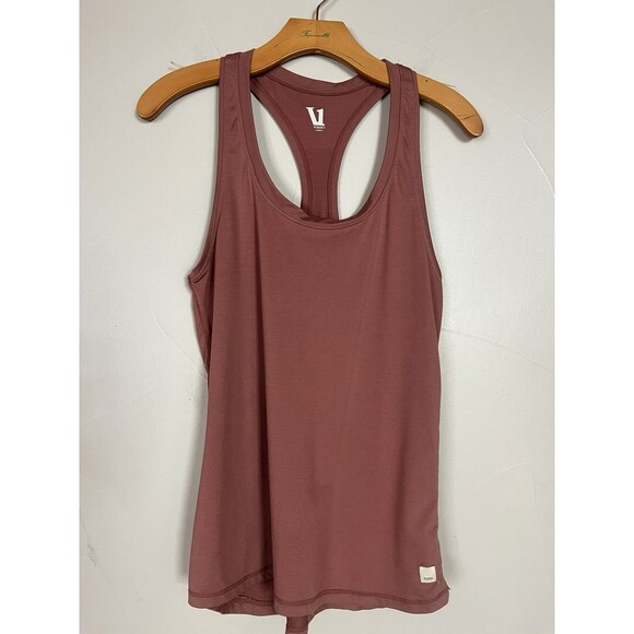 Vuori Women’s Racerback Lux Performance Workout Tank Top Size Medium Brown Mauve - Picture 1 of 10